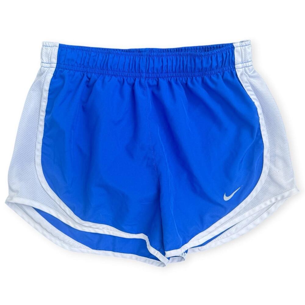 Nike Blue Running Shorts White Trim Size Small Good Used Condition Athletic